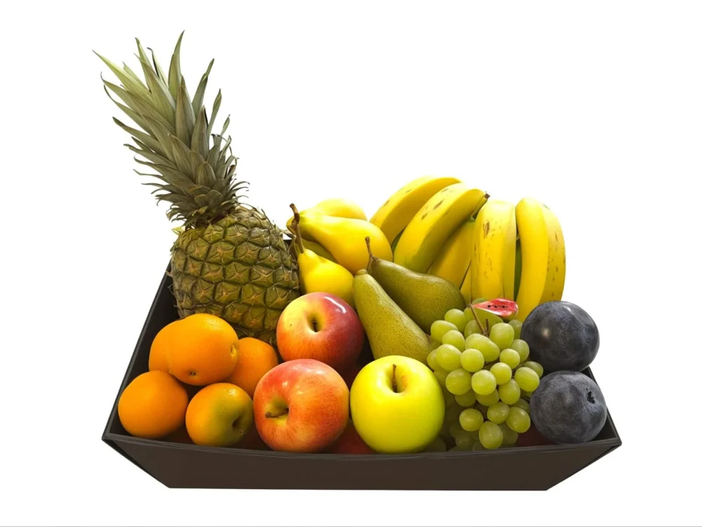 Cesta de frutas para regalar