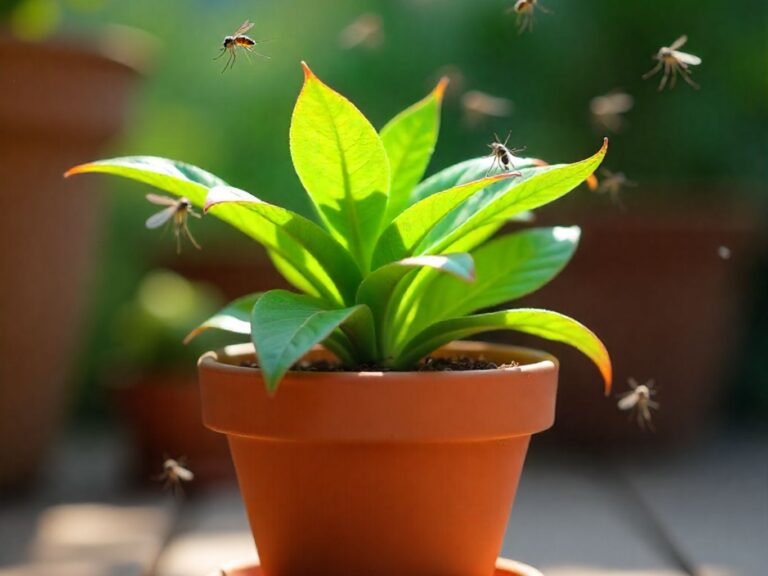 mosquitos en plantas